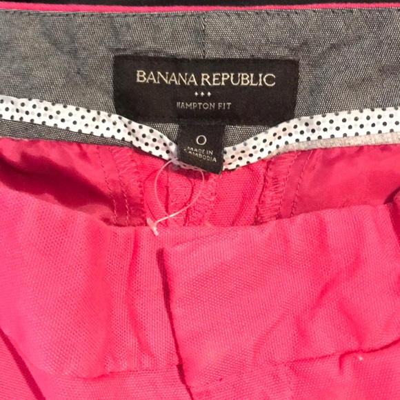 Banana Republic Hampton Pink Shorts size 0 - Picture 2 of 2